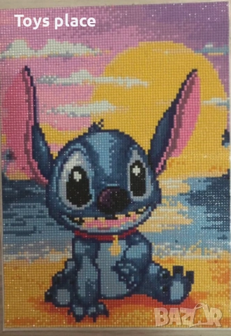20*30см Диамантен гоблен Лило и Стич Lilo and Stitch , снимка 2 - Други - 52429292