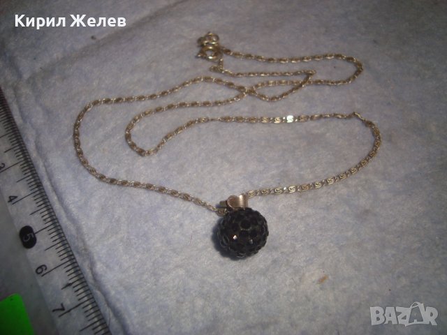 ФИНО НЕЖНО СРЕБЪРНО МАРКАЗИТЕНО КОЛИЕ СРЕБРО 925 с ВЕРИЖКА Тип ПЛЕТКА МЕЧА СТЪПКА 23292