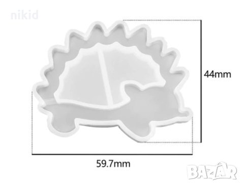 10 модела силиконов молд форма фондан смола бижутерски шоколад шейкъри Shaker, снимка 6 - Форми - 30541933