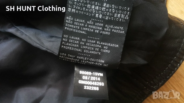 HARLEY DAVIDSON MOTO Leather Jacket Размер XL мото яке естествена кожа 9-27, снимка 16 - Якета - 52158793