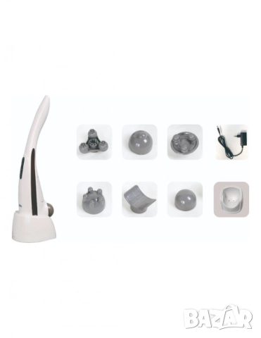 Ръчен масажор Oliver Voltz – 12W, 4 режима, 5 нива на интензивност и 5 сменяеми глави, снимка 3 - Масажори - 52131266