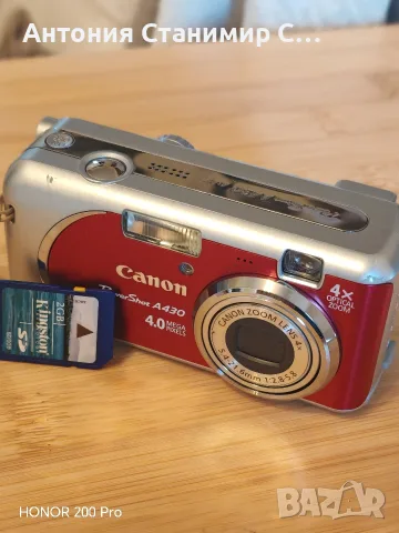 Canon powershot a440, снимка 4 - Фотоапарати - 56073588
