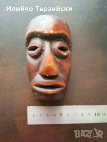 дървена маска, снимка 3 - Други ценни предмети - 34955557