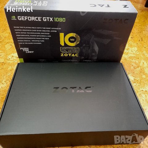 Видео карта ZOTAC GeForce GTX 1080. Като нова!, снимка 6 - Видеокарти - 39561026