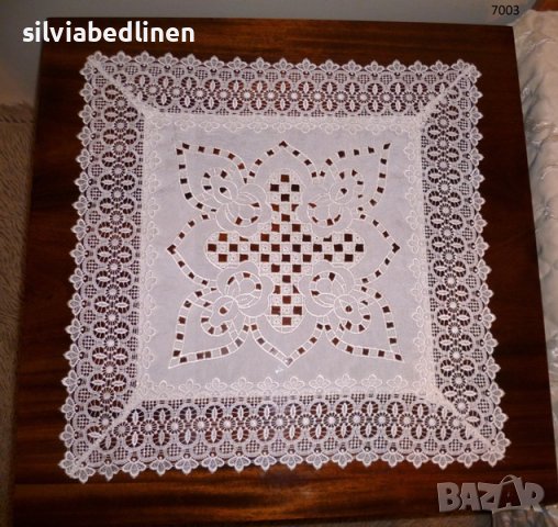 Декоративни ленени карета,тишлайфери с бродерия,декорация,украса маса, снимка 5 - Покривки за маси - 42863386