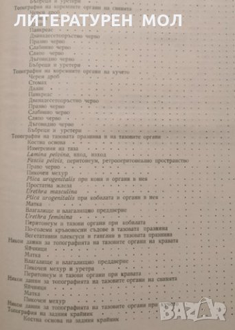 Топографска анатомия на домашните животни. Второ издание. Стефан Иванов, 1958г., снимка 6 - Специализирана литература - 32109024