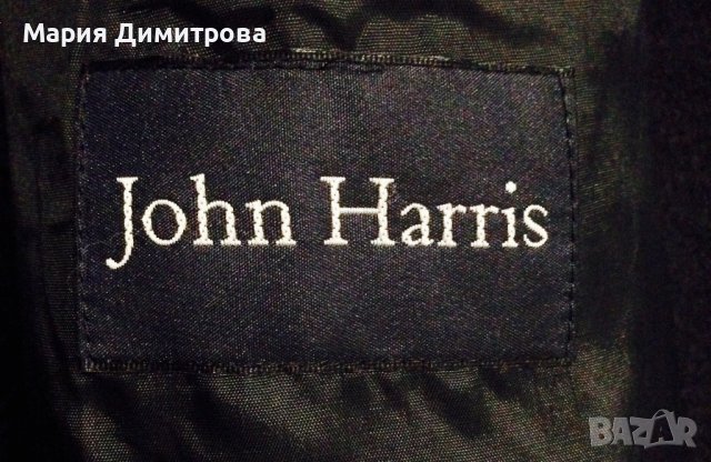 Скъпо мъжко палто JOHN HARRIS вълна, снимка 4 - Палта - 38789945