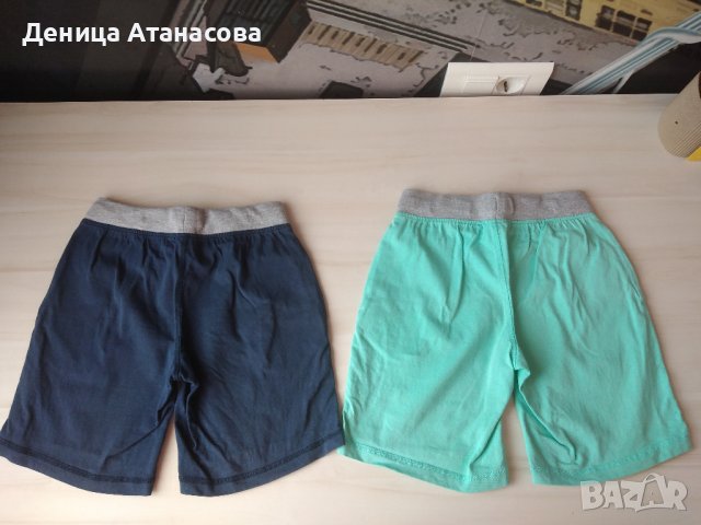 Тениски, потници, бански, къси панталони, халат, ризка с папийонка, шапка Спайдърмен размер 122/128, снимка 8 - Детски тениски и потници - 36740066