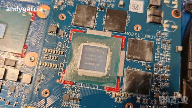 HP ZBook 17 G6 Nvidia Quadro T1000 4GB GDDR5 GPU Graphics Card DAXW3EUBAD0 видео карта за лаптоп, снимка 4 - Видеокарти - 54026328