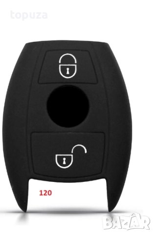 Силиконови кейсове (калъфчета) за Мерцедес Mercedes ключ тип "рибка"