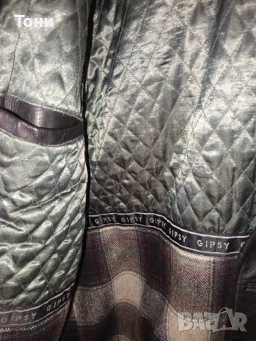 Ново Мъжко Зимно Яке Изцяло от Естествена Кожа L, снимка 8 - Якета - 53186347