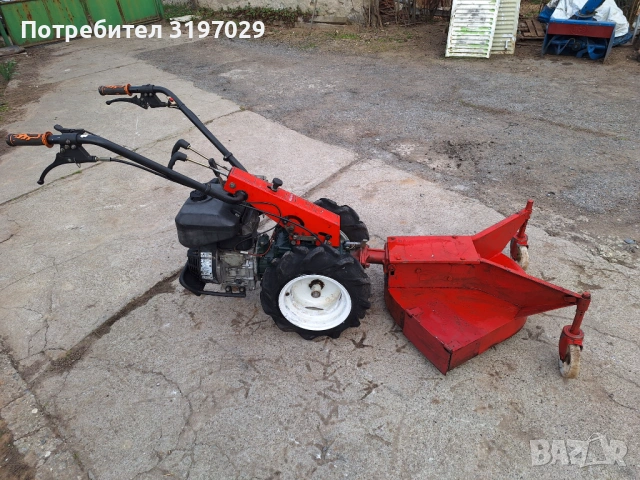 Косачка роторна Goldoni 10 к.с. мулчер мотоблок, снимка 5 - Градинска техника - 52877428