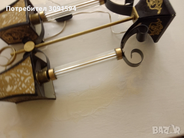  лампа  в  стил Арт Деко, около 50-те години на миналия век, Русия , снимка 7 - Настолни лампи - 51852069