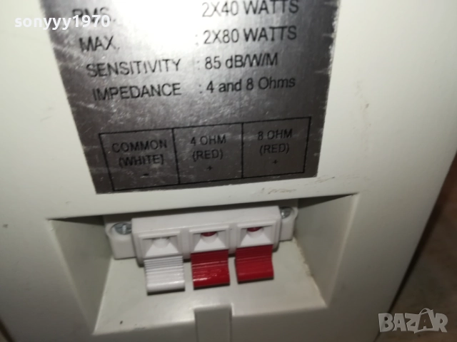 CONRAD CONTROL 10WH 2X40W-2БР МЕТАЛНИ ТОНКОЛОНИ ВНОС SWISS 1910251252LCHERY, снимка 8 - Тонколони - 52105652