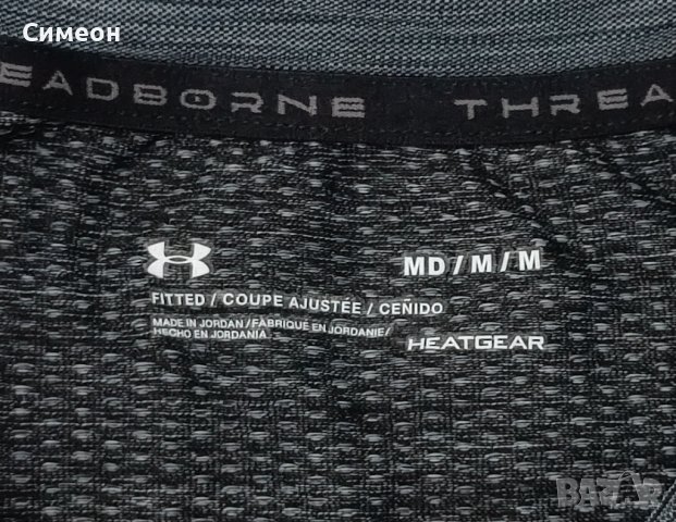 Under Armour UA Tee оригинална тениска M спортна фланелка фитнес, снимка 3 - Спортни дрехи, екипи - 42220082