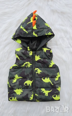 Детски елек динозаври размер 12 месеца, снимка 10 - Бебешки якета и елеци - 52327460