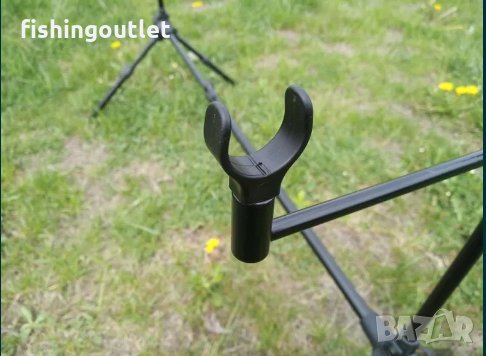  Рибарска тройна шаранджийска стойка . Сигнализатори и обтегачи ., снимка 2 - Такъми - 30895950