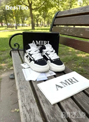 Amiri MA-1 Sneaker "White/Black" , снимка 2 - Маратонки - 54335086
