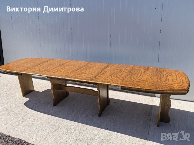 Разтегателна трапезна маса 3,40 м. , снимка 2 - Маси - 54128493