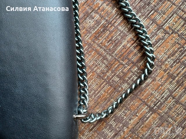 Чанта кожа черна, снимка 5 - Чанти - 42231713