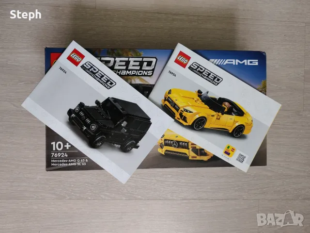 Lego 76924 Speed Champions Mercedes-AMG G 63 и SL 63 Мерцедес - безплатна доставка, снимка 3 - Конструктори - 55981733
