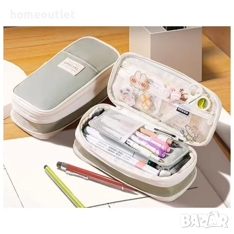 Пинал, два цвята PENCIL CASE , снимка 3 - Ученически пособия, канцеларски материали - 47543655