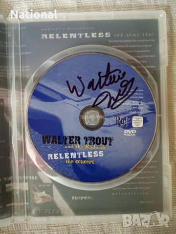 DVD Walter Trout and the Radicals - Relentless , снимка 2 - DVD дискове - 36854831