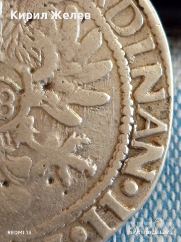 Сребърна монета 28 стювера ND (1624-1637) Емден уникат 52951, снимка 6 - Нумизматика и бонистика - 53083984