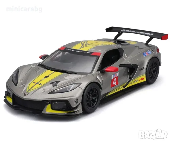 Метални колички: Chevrolet Corvette C8.R – 1:24