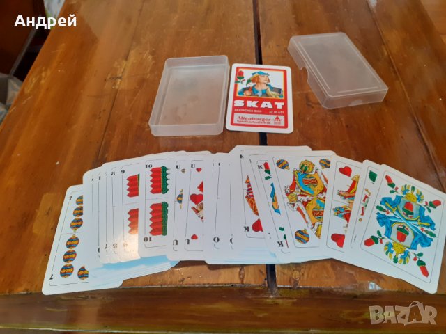 Стари карти Skat, снимка 2 - Други ценни предмети - 31447926