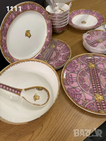 Versace сет за хранене- 32части, снимка 2 - Сервизи - 54084613
