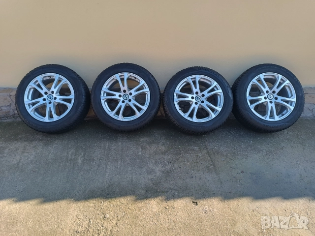 Джанти с зимни гуми 5*112/Фолксваген 215/60/17