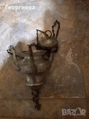 Две кандила от алуминий , снимка 3 - Антикварни и старинни предмети - 49497099