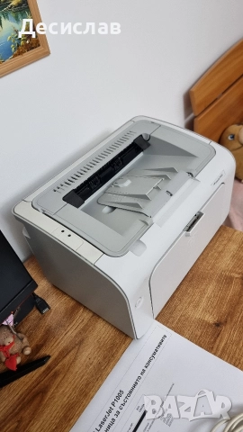 Лазерен принтер HP P1005, снимка 6 - Принтери, копири, скенери - 52832833