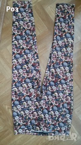 Дънкови панталони на цветя, снимка 5 - Дънки - 27790343