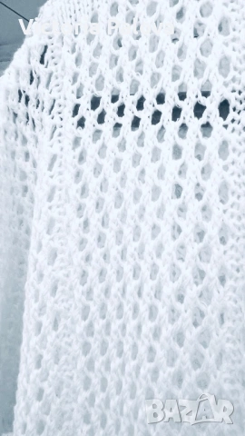 Ажурна плетена блуза/топ CROCHET , снимка 8 - Корсети, бюстиета, топове - 54275233