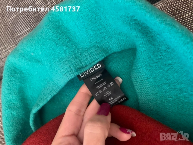 Барети вълна, различни цветове, снимка 5 - Шапки - 52481369