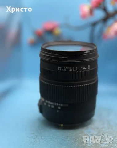 Обектив Sigma 18-50mm F2.8-4.5 DC OS HSM за Canon EF – APS-C, Optical Stabilizer, снимка 4 - Обективи и филтри - 55808521