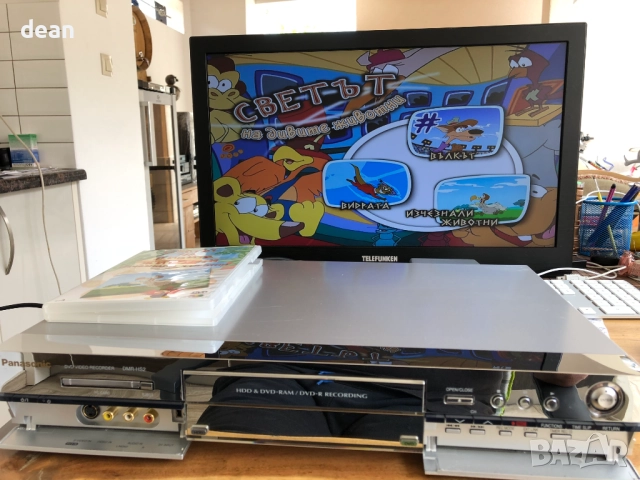 Panasonic dvd video recorder, снимка 10 - Плейъри, домашно кино, прожектори - 52189260