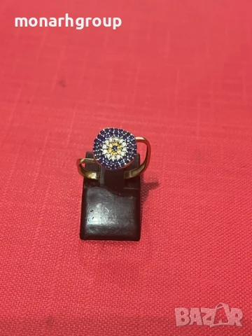 Златен пръстен/ изкривен/