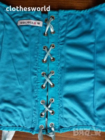 Бюстие в светло синьо Selected, снимка 9 - Корсети, бюстиета, топове - 31136933