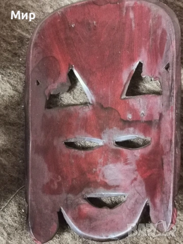 Африкански дървени маски, снимка 4 - Декорация за дома - 54149442