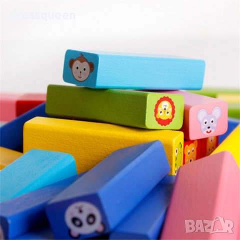 3619 Дженга с животни и зарчета за деца, снимка 6 - Други - 37485196