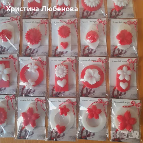 Мартенички от сапун , снимка 3 - Ръчно изработени сувенири - 48834346