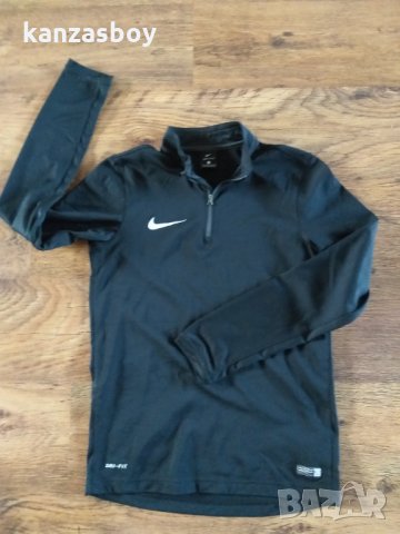  Nike Dry Academy Men's 1/4 Zip Long Sleeve - страхотна мъжка блуза, снимка 3 - Спортни дрехи, екипи - 35118280