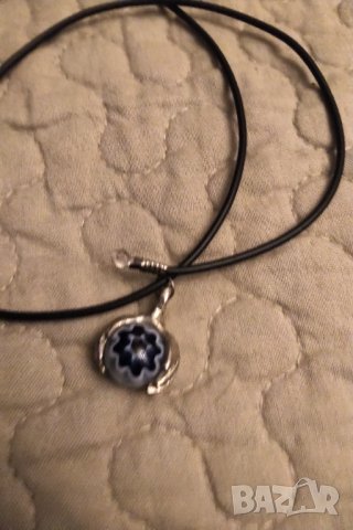  Ръчно изработено сребърно колие РАЗПРОДАЖБА, снимка 2 - Колиета, медальони, синджири - 35010495