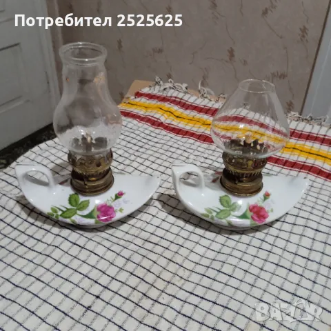 Малки декоративни порцеланови лампи, снимка 1 - Декорация за дома - 48175458