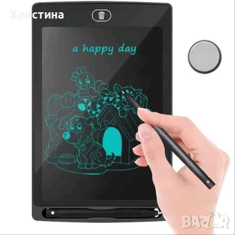 LCD Таблет за рисуване и писане angmno 8.5✏️💛, снимка 1