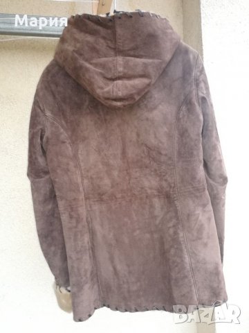 Топло, дамско кожухче от естествена кожа номер S, M, снимка 2 - Палта, манта - 35027918