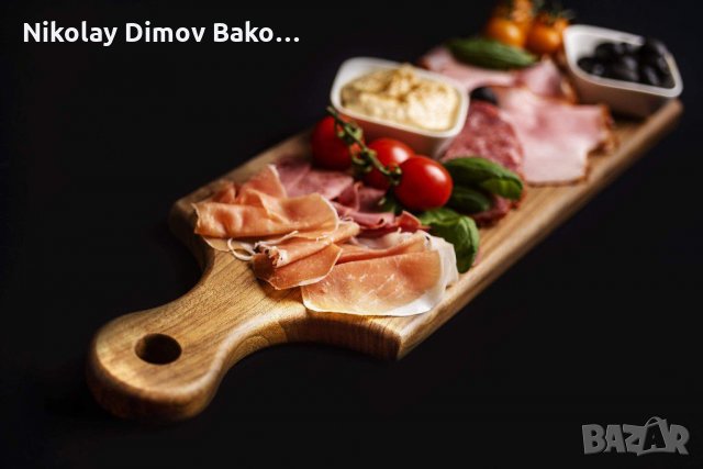 Поднос за сервиране от орех / дъска за сервиране  / голяма дъска от цяло парче, снимка 5 - Прибори за хранене, готвене и сервиране - 30787213